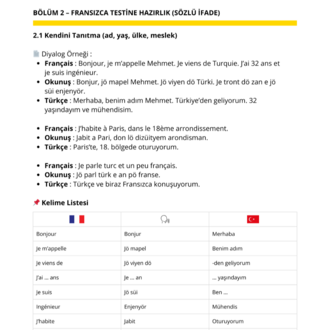 Fransızca Öğrenme Paketi – 3 Kitap Bir Arada