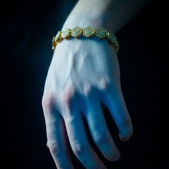 ICE “CBE” SILVER/GOLD BRACELET