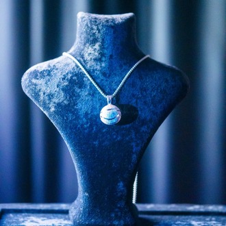 ICE “SILVERBALL” SILVER PENDANT