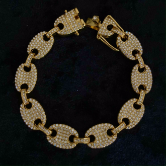 ICE-C "BEAN" GOLD BRACELET