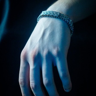 ICE-C "MTF" SILVER BRACELET