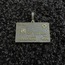 ICE "CARD" GOLD PENDANT