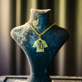 ICE-C "10" SILVER/GOLD PENDANT