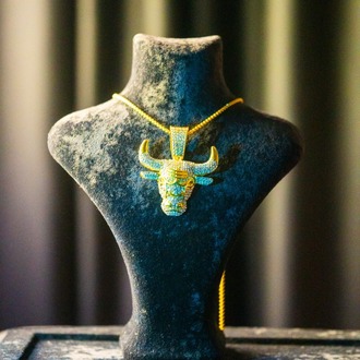 ICE-C "BIGBUFF" GOLD PENDANT