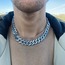 RAINBOW SILVER CHAIN (17MM) (45CM)