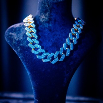 PRONG GOLD CHAIN (20MM) (45CM)