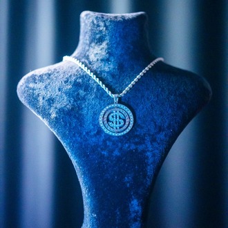 ICE “CENT” SILVER PENDANT
