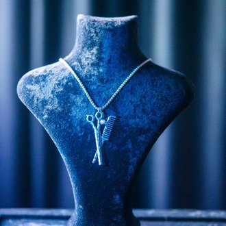 ICE-C "barber" SILVER PENDANT
