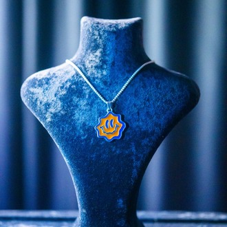 ICE-C "orangeface" SILVER PENDANT