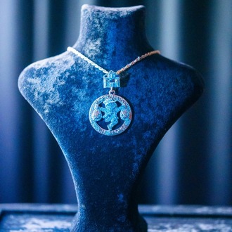 ICE-C "BANKS" SILVER-BRONZ PENDANT