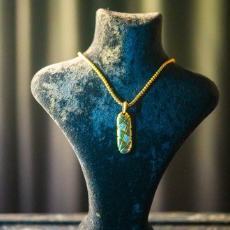 ICE-C "CAPSULE" GOLD PENDANT