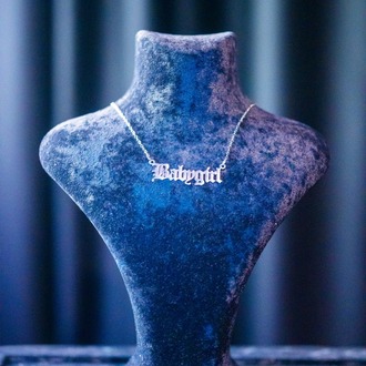ICE-C "babygirl" SILVER PENDANT