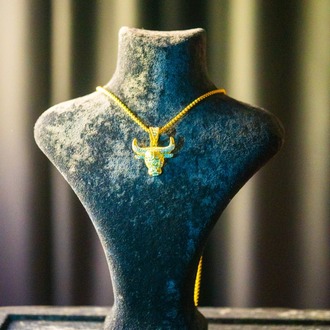 ICE-C "BUFF" SILVER/GOLD PENDANT