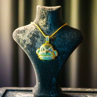 ICE-C "MONKEY" GOLD PENDANT