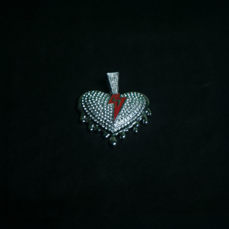 ICE "HRT" SILVER PENDANT