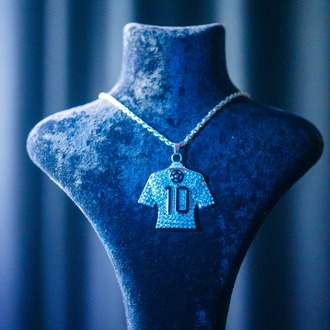 ICE-C "10" SILVER/GOLD PENDANT