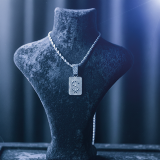 ICE-C "CASH" SILVER PENDANT