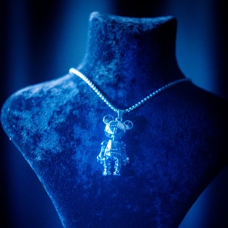 ICE-C BASIC "BEAR" SILVER PENDANT