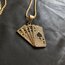 ICE “POKER” GOLD PENDANT