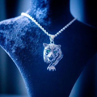ICE-C "TIGER" SILVER ÇELİK PENDANT