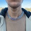 RAINBOW SILVER CHAIN (17MM) (45CM)