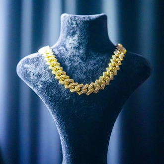 SİLVER/GOLD PRONG CHAIN (60CM)