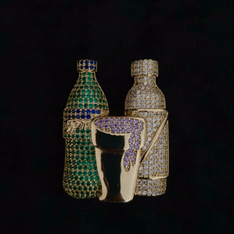 ICE-C "SPRTE" GOLD PENDANT