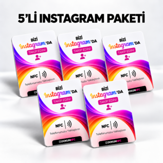 5’li Instagram Paketi 15x10 cm