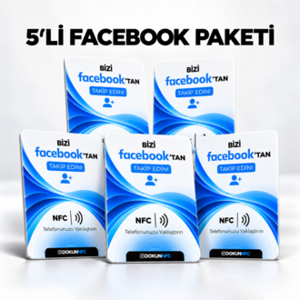 5’li Facebook Paketi 15x10 cm