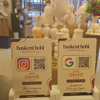 İşletmenize Özel Tasarım NFC Kart 15x10 cm