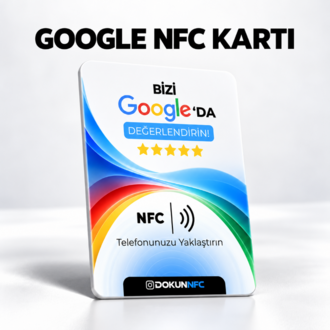 Google NFC Kartı 15x10 cm
