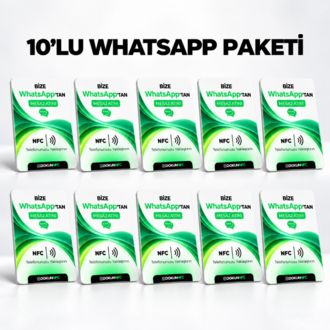 10’lu WhatsApp Paketi 15x10 cm