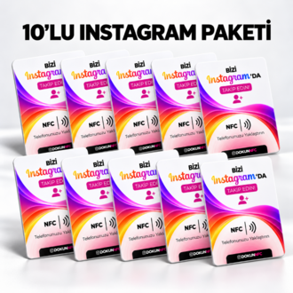 10’lu Instagram Paketi 15x10 cm