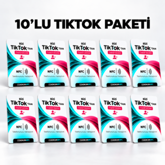 10’lu TikTok Paketi 15x10 cm