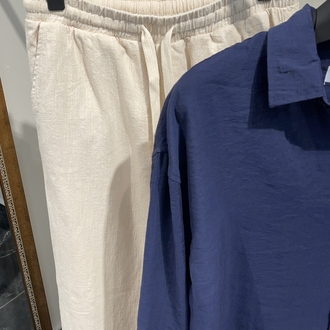 Laci Modal Gömlek Krem Pantolon Kombini