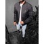 Siyah Bomber Kapütone Ceket C1506