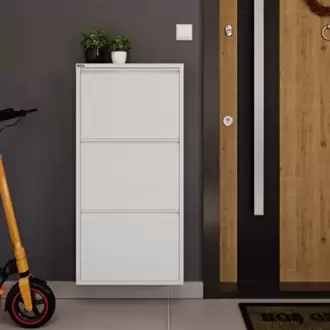 2 li - 3 lü - 4 lü - 5 li dar alanlara özel slim dizayn Metal ayakkabılık