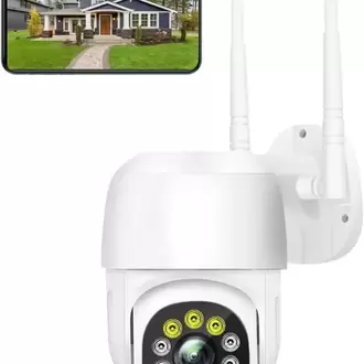 Dış Mekan Güvenlik Kamerası 1080P CCTV Kamera 2.4Ghz WiFi Kablosuz Gözetim Kamerası 