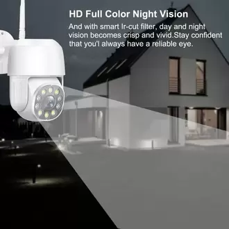 Dış Mekan Güvenlik Kamerası 1080P CCTV Kamera 2.4Ghz WiFi Kablosuz Gözetim Kamerası 