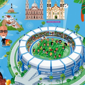 Latin America Map Poster ( İmzalı )