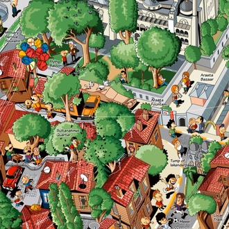 İstanbul Poster( İngilizce ) imzalı