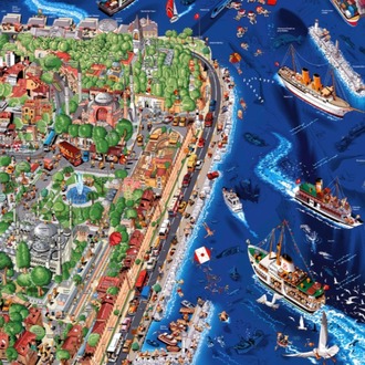İstanbul Poster ( Türkçe ) imzalı