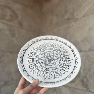 16.yy 25 cm tahrirli tabak 