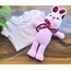 Oyuncaklı Bebek Şort Tulum -pembe bebek tulum