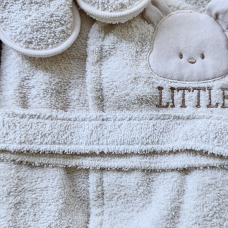 Little One Bebek Bornoz Takım 