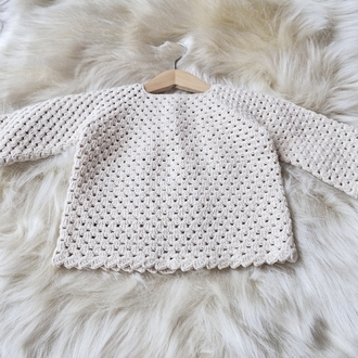Vintage bebek hırka -6-9 ay