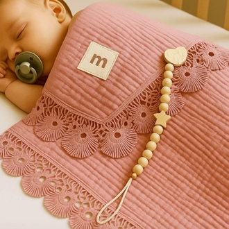Muslin Bebek Battaniye-Bebek Hediyelik Takım
