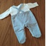 Papyonlu Bebek Tulum- gri renk-0-3-6 ay