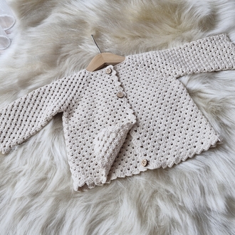 Vintage bebek hırka -6-9 ay