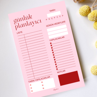 Soft Pink Günlük Planlayıcı